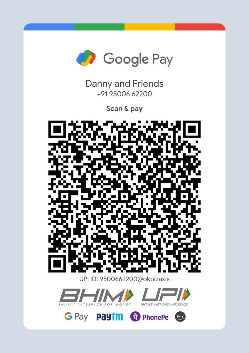Danny & Friends Donation QR Code